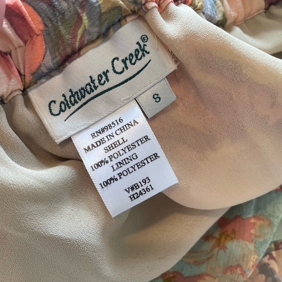 Coldwater Creek Floral Printed Maxi Boho Skirt - Picture 5 of 6